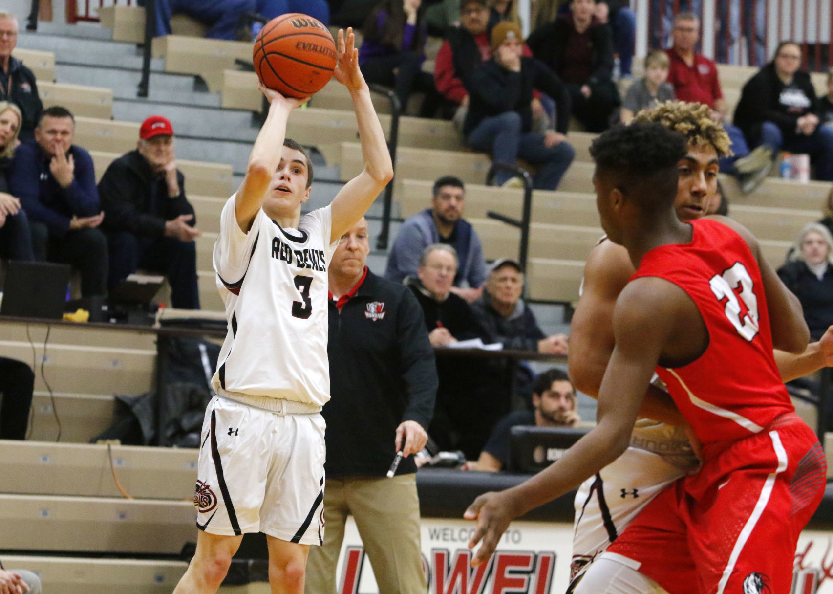 Munster at Lowell boys basketball